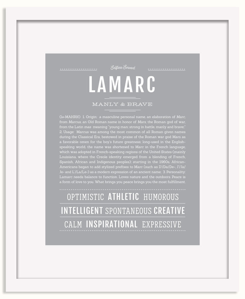Frame Options | Light Gray | White Frame, Matted