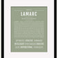 Frame Options | Sage | Black Frame, Matted