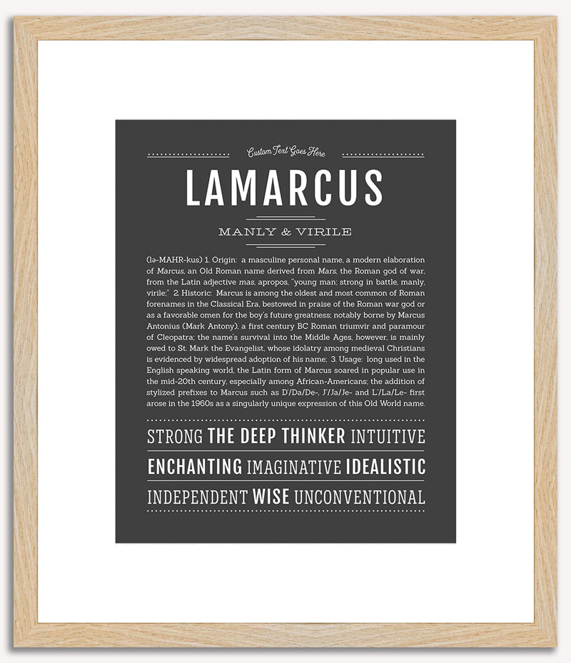 Lamarcus | Name Art Print