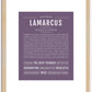 Lamarcus | Name Art Print