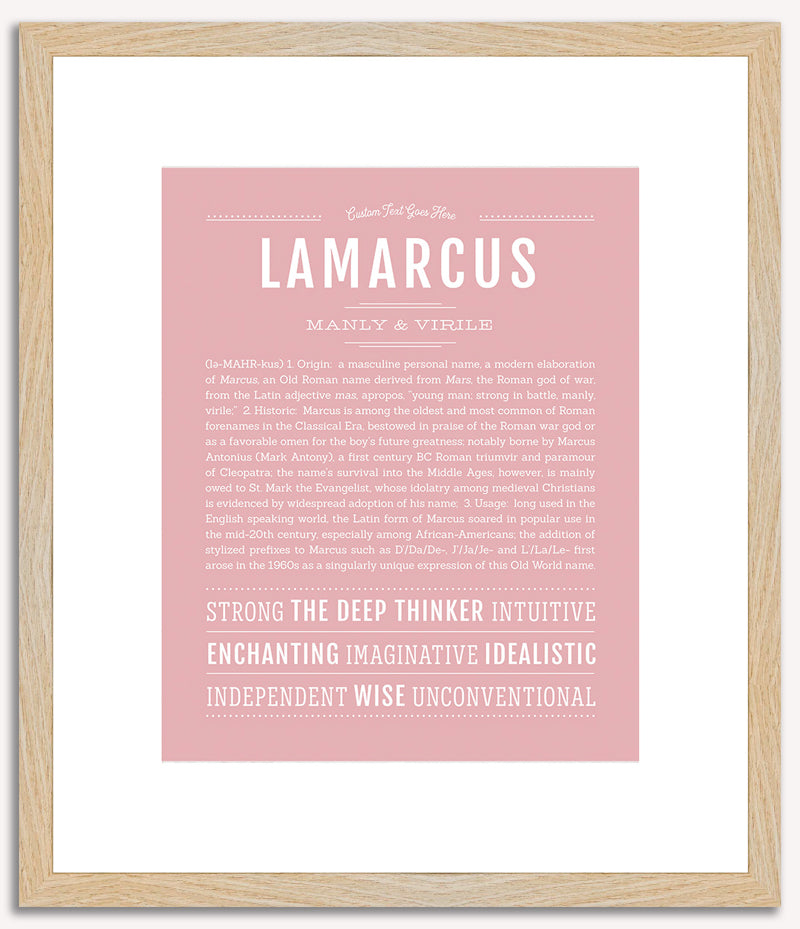 Lamarcus | Name Art Print