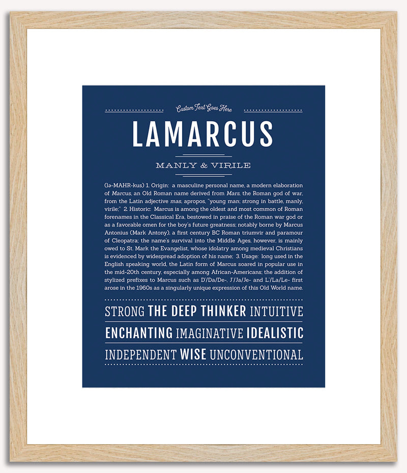 Lamarcus | Name Art Print