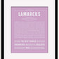 Frame Options | Lilac | Black Frame, Matted