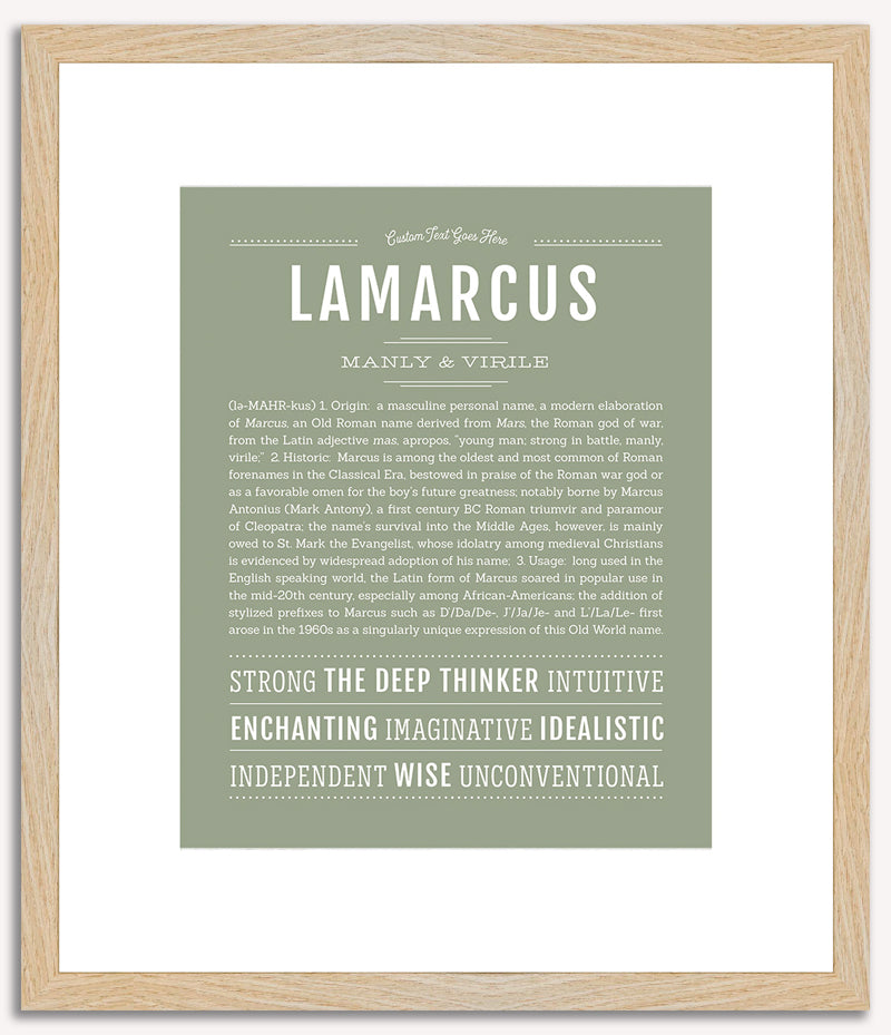 Lamarcus | Name Art Print