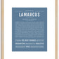 Lamarcus | Name Art Print