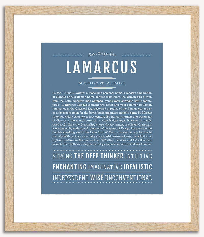 Lamarcus | Name Art Print