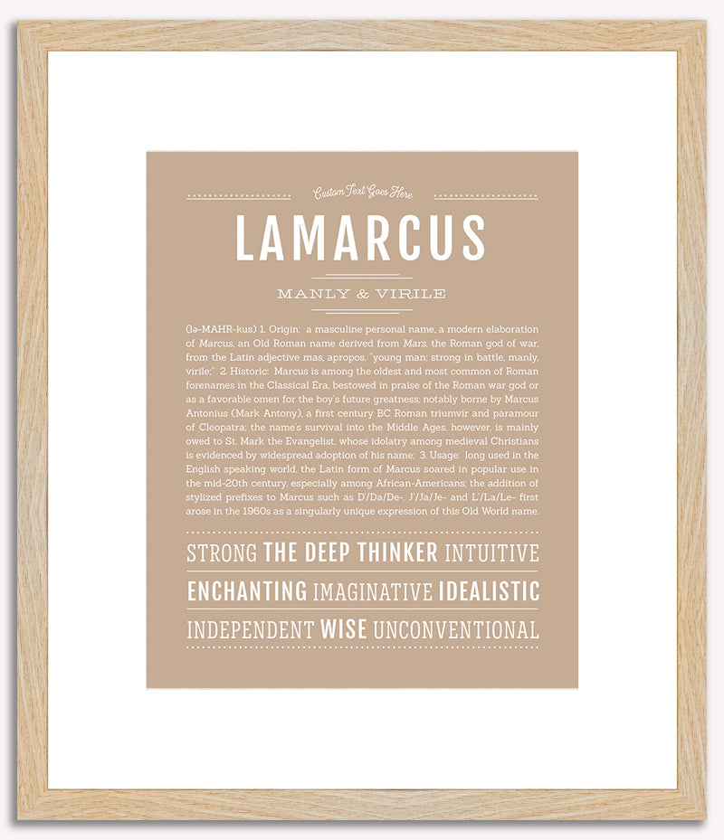 Lamarcus | Name Art Print