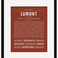 Frame Options | Bordeaux | Black Frame, Matted