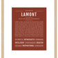 Frame Options | Bordeaux | Maple Frame, Matted