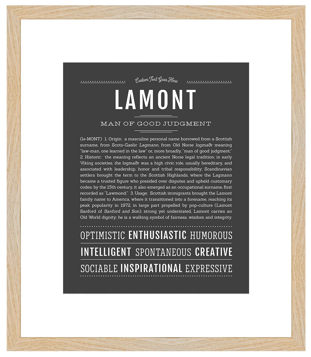 Frame Options | Charcoal Gray | Maple Frame, Matted