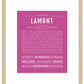 Frame Options | Dark Pink | Maple Frame, Matted