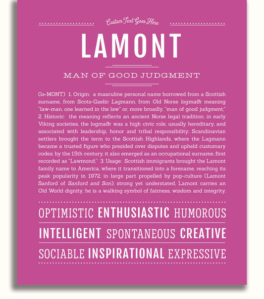Frame Options | Dark Pink | No Frame