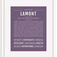 Frame Options | Deep Purple | White Frame, Matted