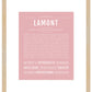 Frame Options | Dusty Rose | Maple Frame, Matted