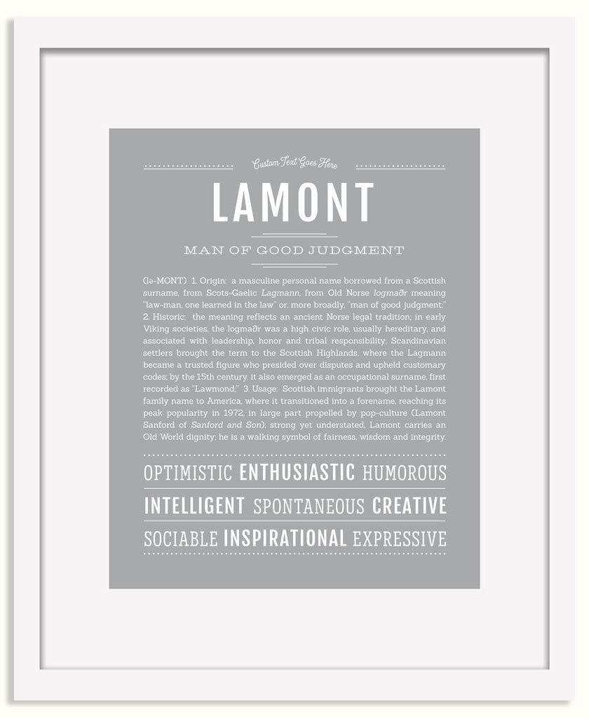 Frame Options | Light Gray | White Frame, Matted