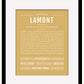 Frame Options | Matte Gold | Black Frame, Matted