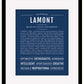 Frame Options | Midnight Blue | Black Frame, Matted