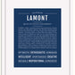 Frame Options | Midnight Blue | White Frame, Matted