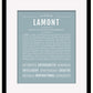 Frame Options | Powder Blue | Black Frame, Matted