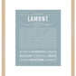 Frame Options | Powder Blue | Maple Frame, Matted