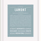 Frame Options | Powder Blue | White Frame, Matted