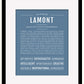 Frame Options | Steele Blue | Black Frame, Matted