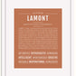 Frame Options | Terra Cotta | White Frame, Matted