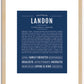 Landon | Name Art Print