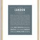 Landon | Name Art Print