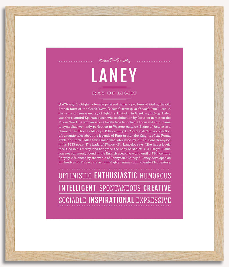 Laney | Name Art Print