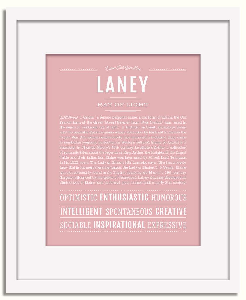 Frame Options | Dusty Rose | White Frame, Matted