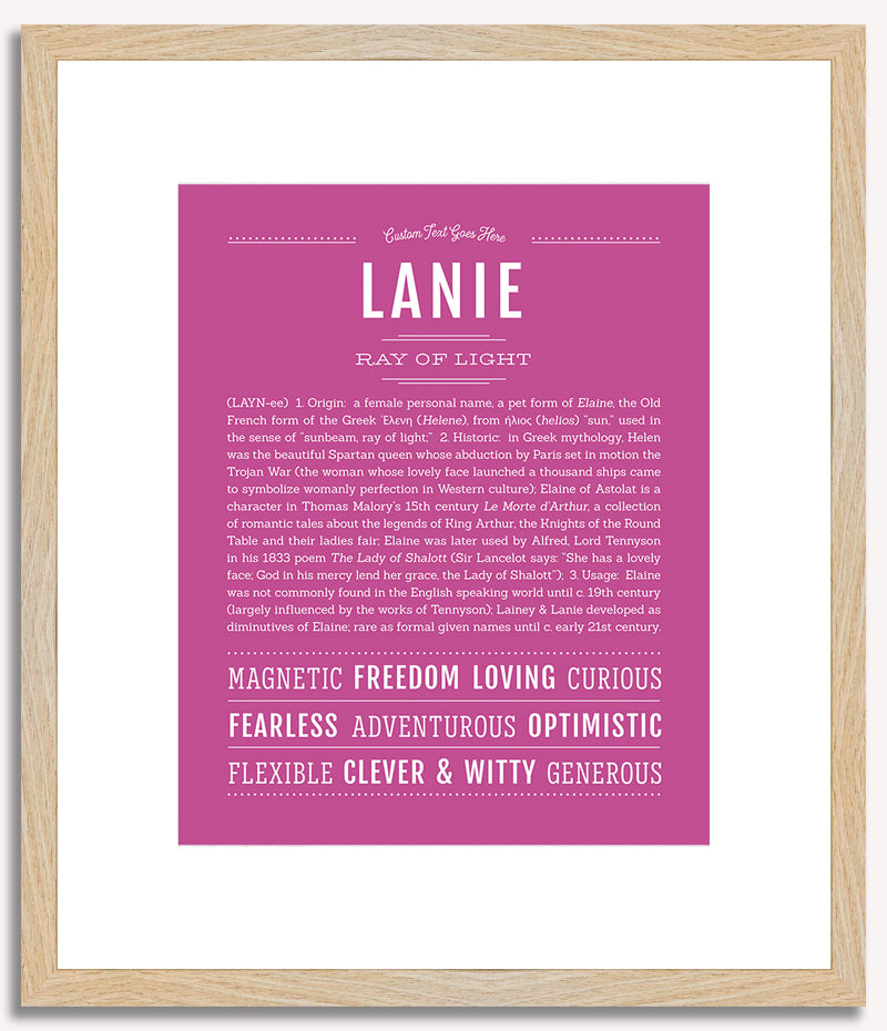 Lanie | Name Art Print