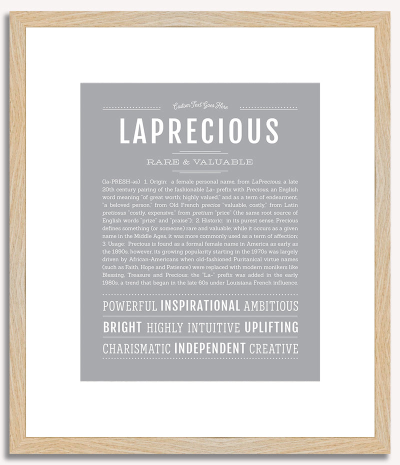 Laprecious | Name Art Print