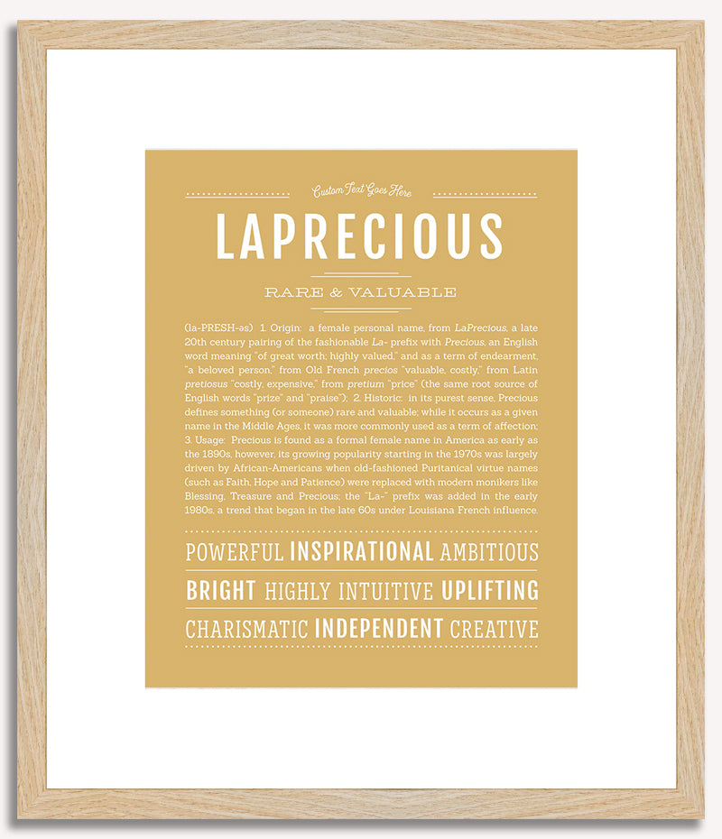 Laprecious | Name Art Print