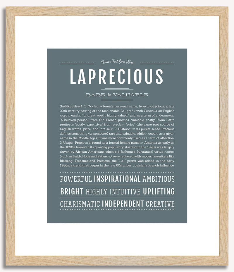 Laprecious | Name Art Print