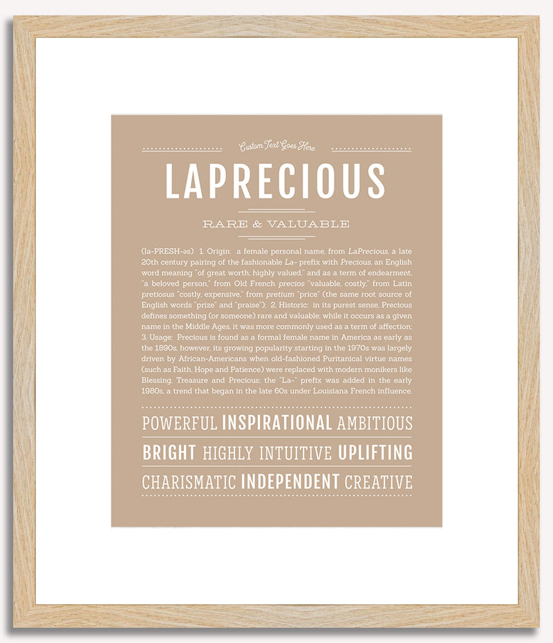 Laprecious | Name Art Print