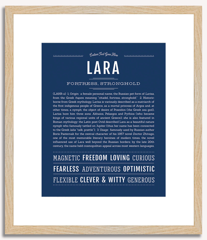 Lara | Name Art Print