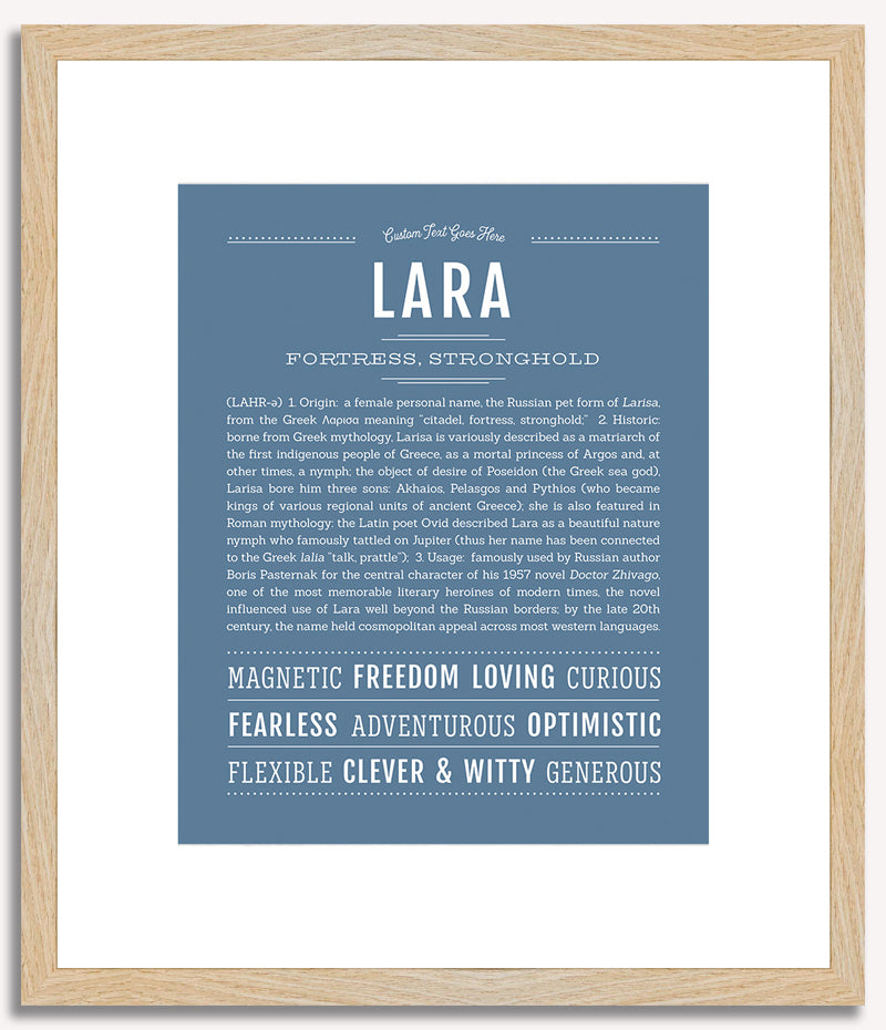 Lara | Name Art Print