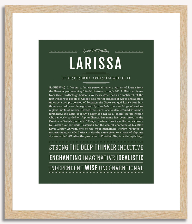 Larissa | Name Art Print