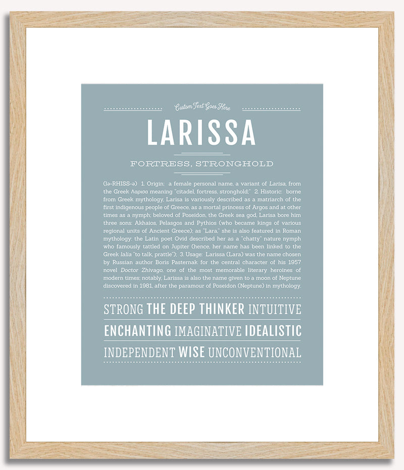 Larissa | Name Art Print