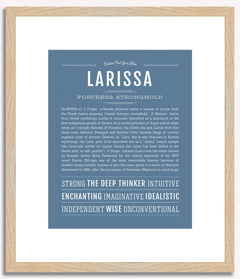 Larissa | Name Art Print