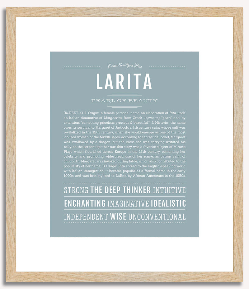 Larita | Name Art Print