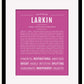 Frame Options | Dark Pink | Black Frame, Matted