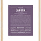 Frame Options | Deep Purple | Maple Frame, Matted
