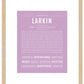 Frame Options | Lilac | Maple Frame, Matted
