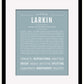 Frame Options | Powder Blue | Black Frame, Matted