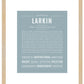 Frame Options | Powder Blue | Maple Frame, Matted