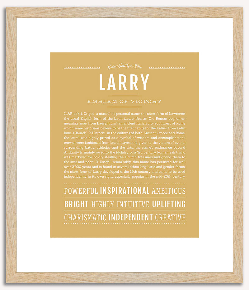 Larry | Name Art Print