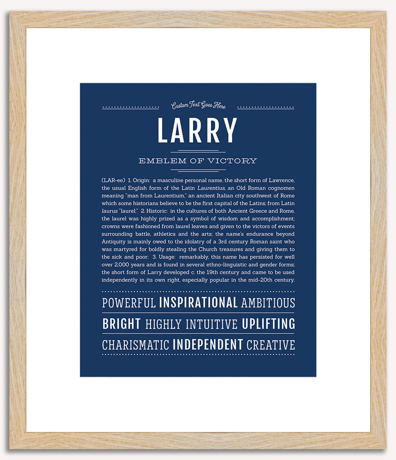 Larry | Name Art Print