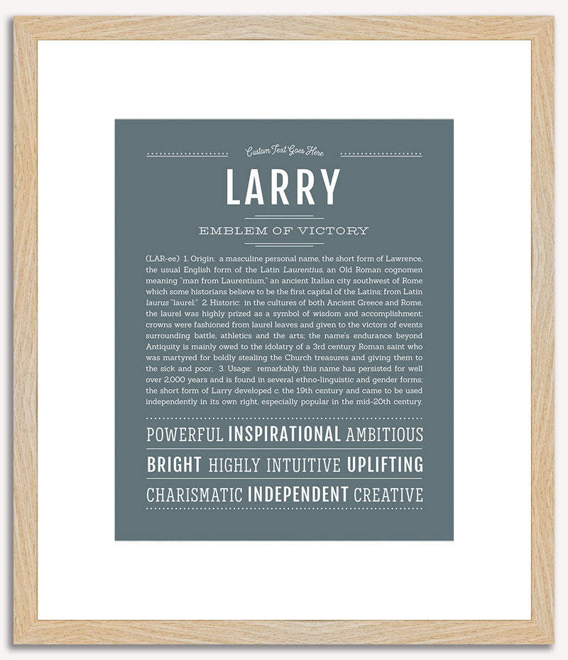 Larry | Name Art Print